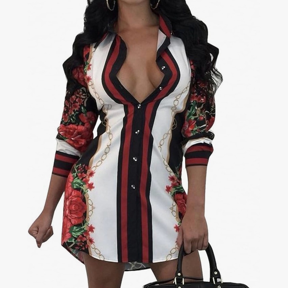 Blouse Mini Dress